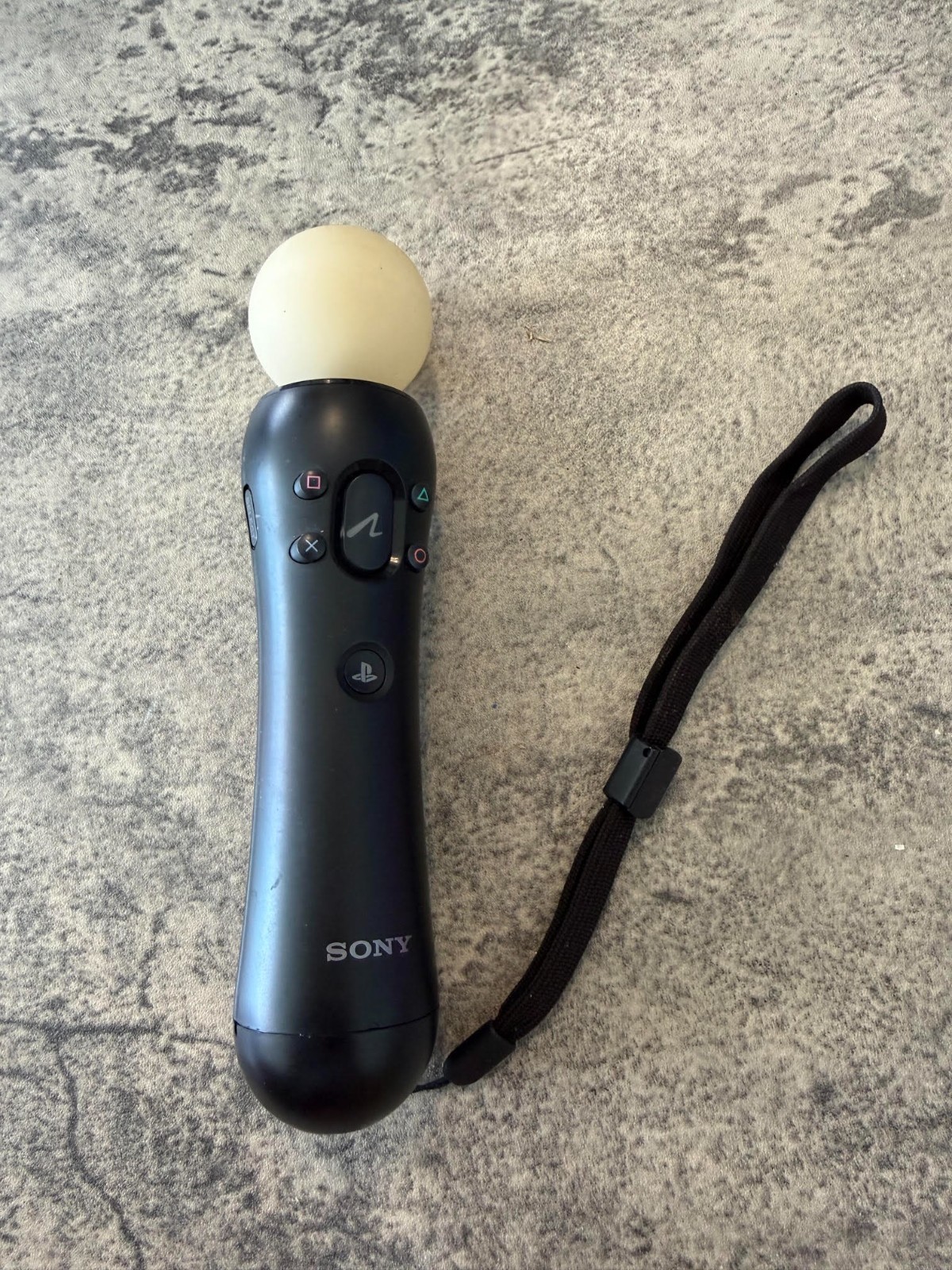 Sony PlayStation Move Motion Controller Black Wireless PS3 PS4 Tested