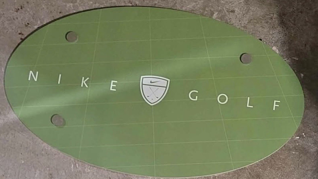 Vintage NIKE GOLF LARGE Store Display Sign Retail Advertising