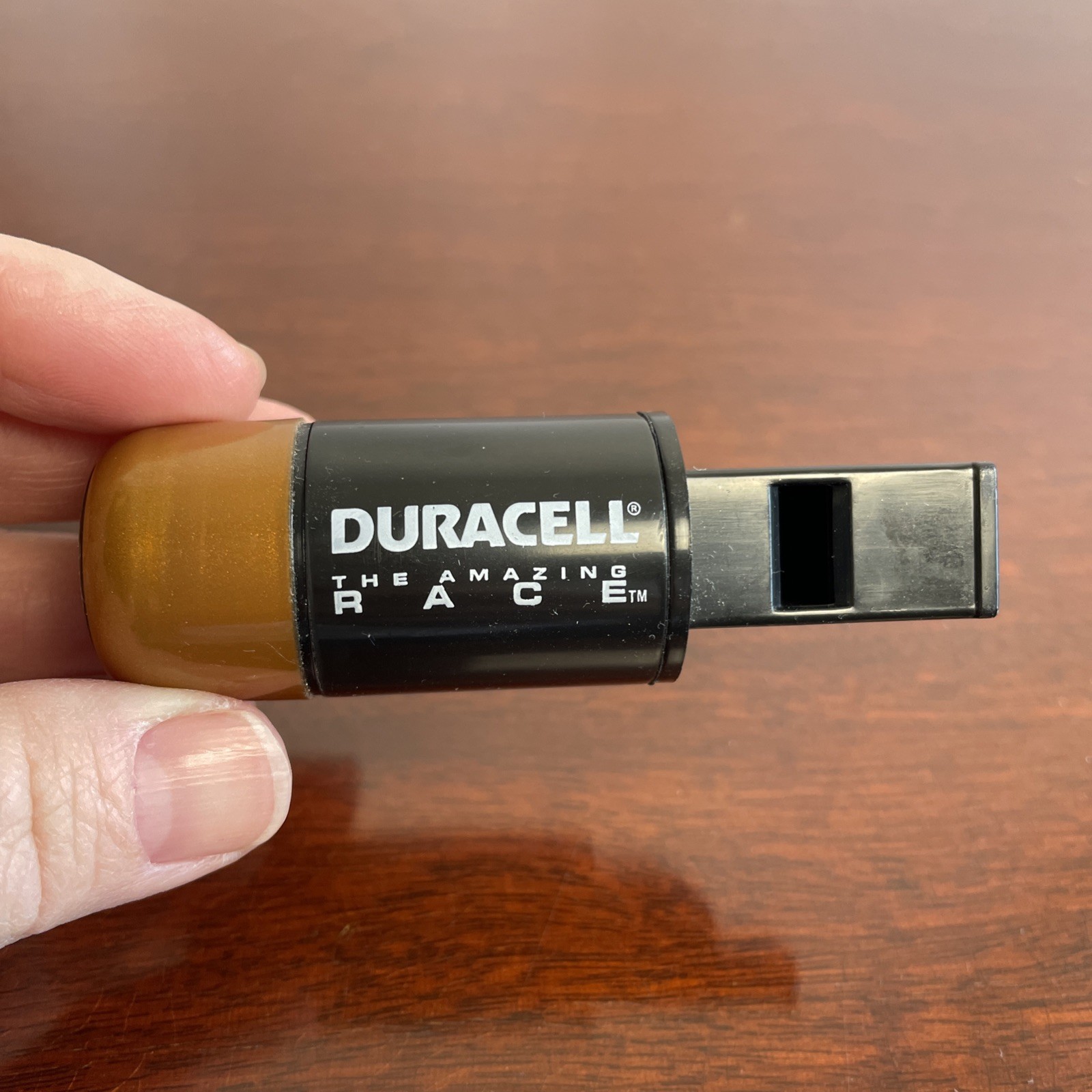 Vintage Duracell Batteries 2005 The Amazing Race Compass Whistle Promotion New