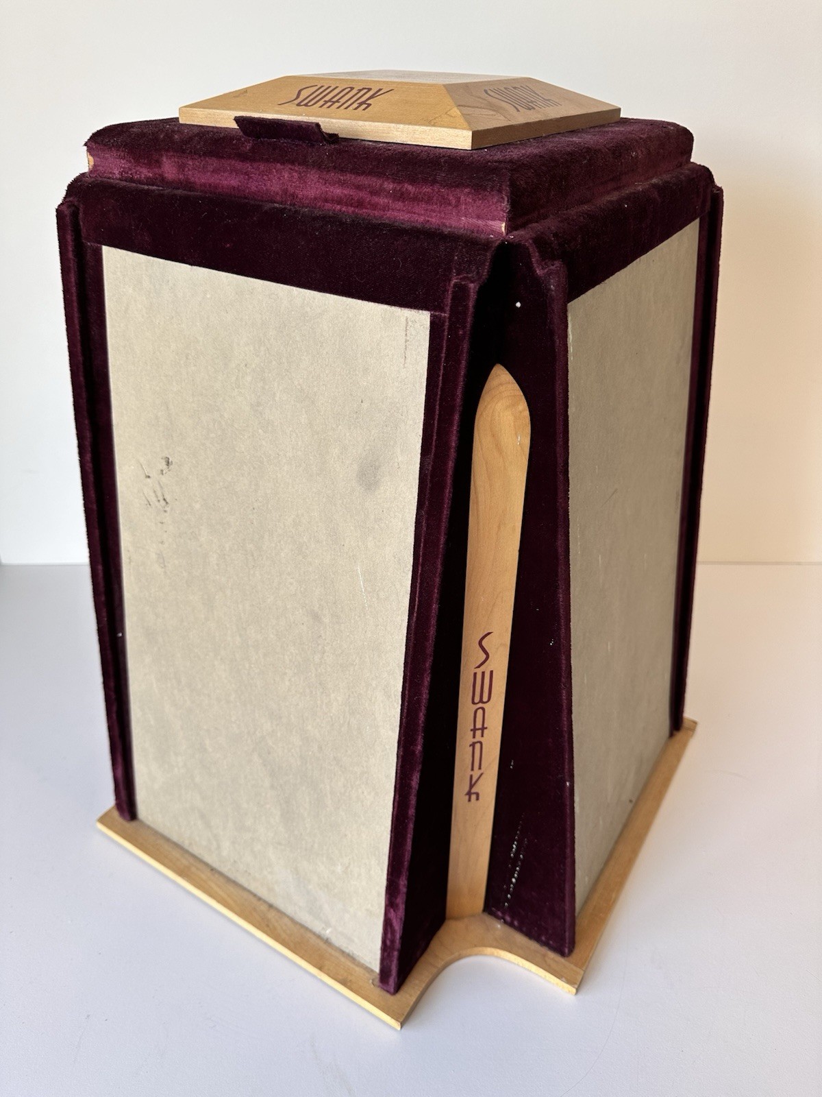 Vintage Swank Countertop Jewelry Point of Sale Store Display – Art Deco Look