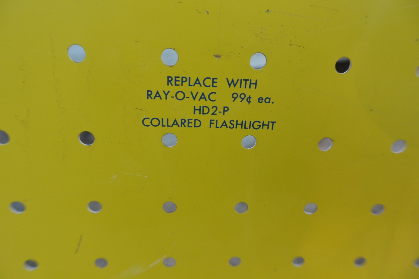 Vintage Ray•O•Vac Flashlight Batteries Counter Wall Display Cabinet