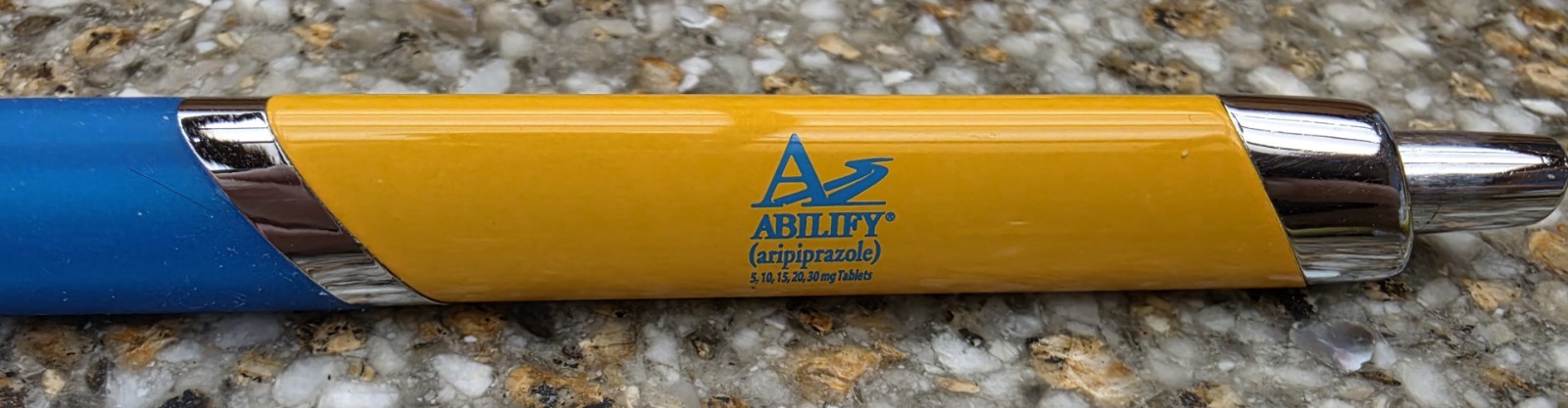 Abilify Pharmaceutical Promotional Ballpoint Pen Drug Rep Advertising