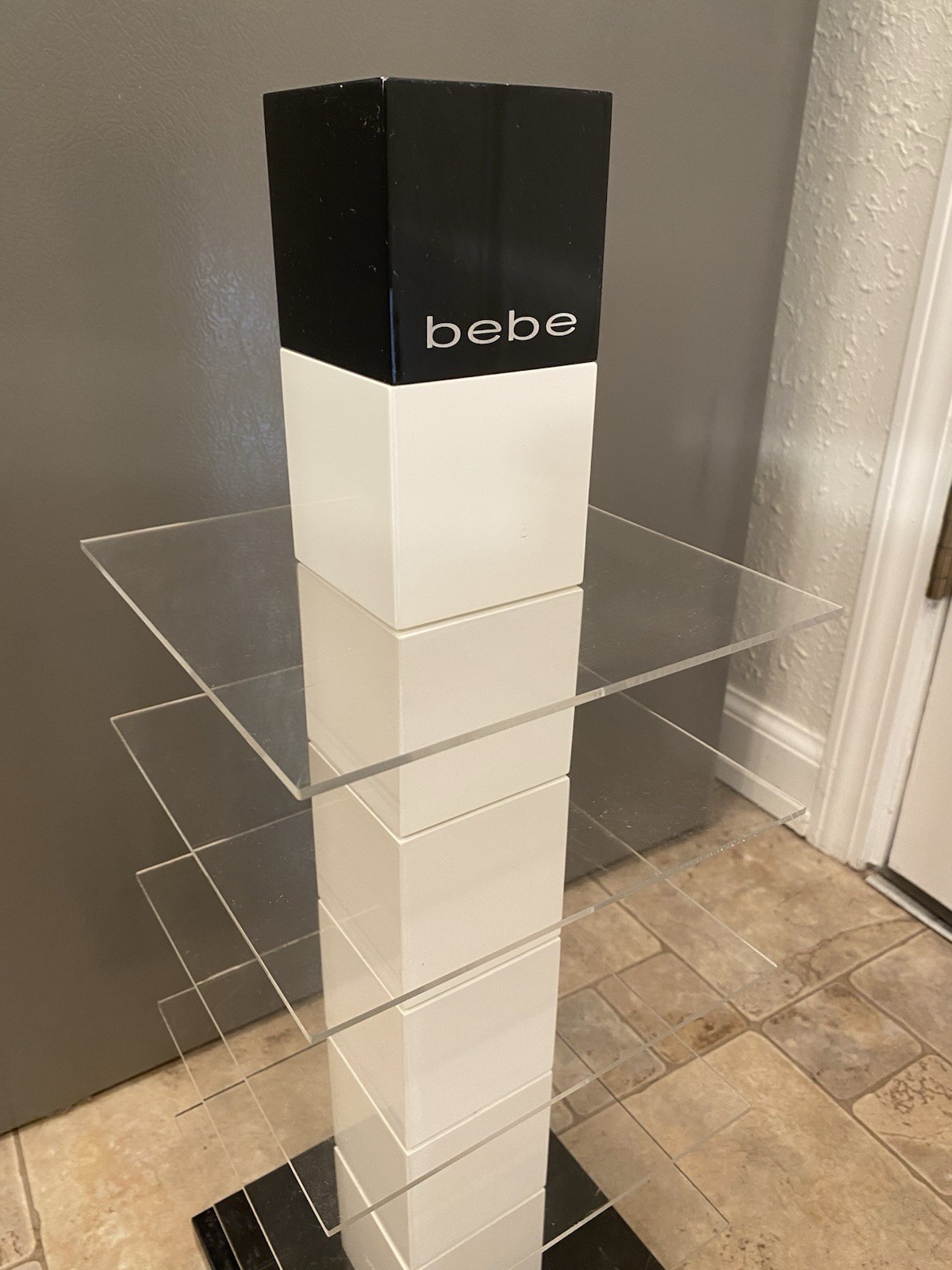 Vintage bebe cosmetic fragrance store display Y2K Commercial Perfume Rare!