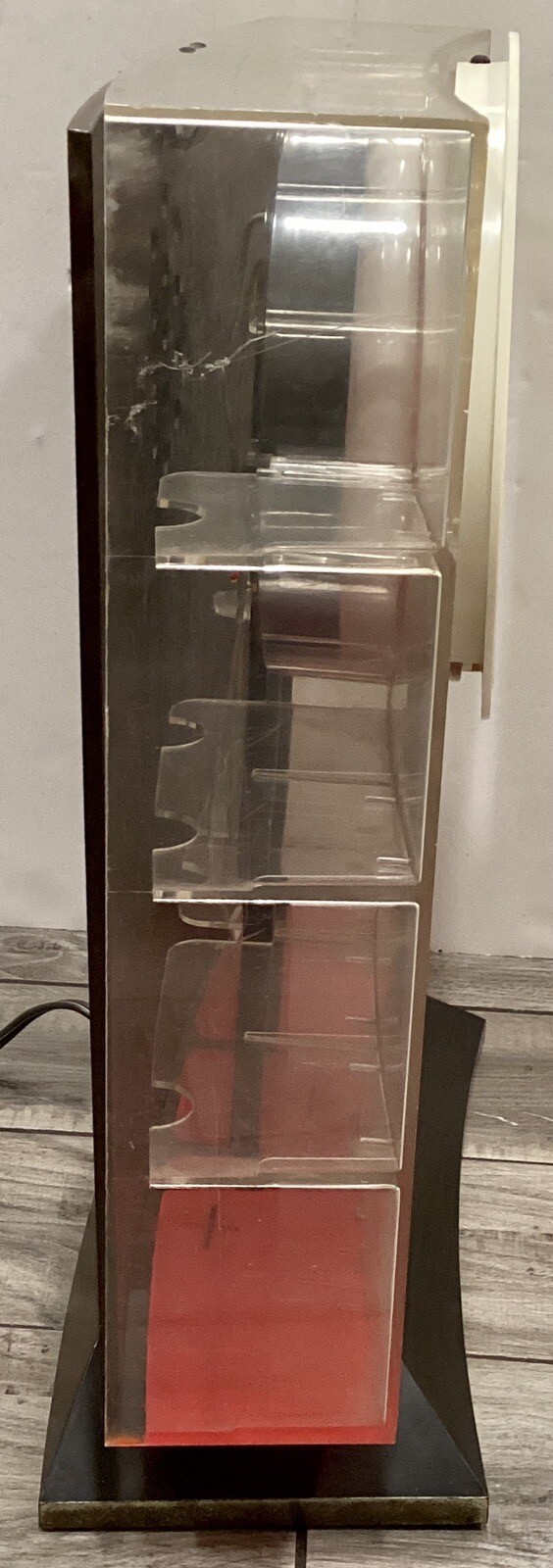 Vintage Lighted Timex Electric Watches Store Counter Display Plastic Shelf