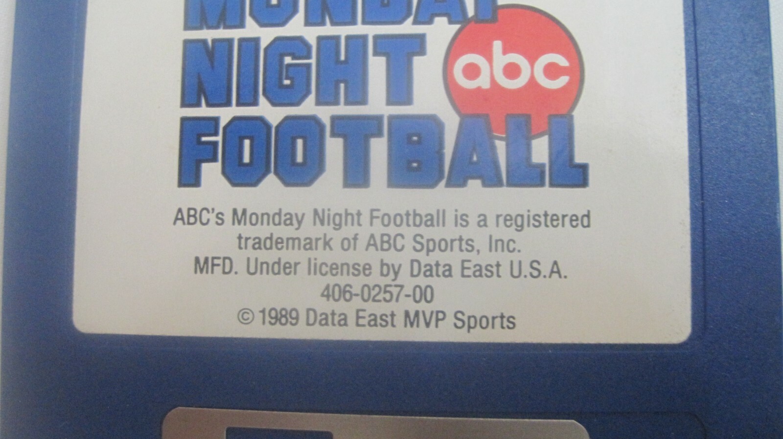 ABC Monday Night Football IBM Vintage 1989 Original box, 3 Manuals, six disks