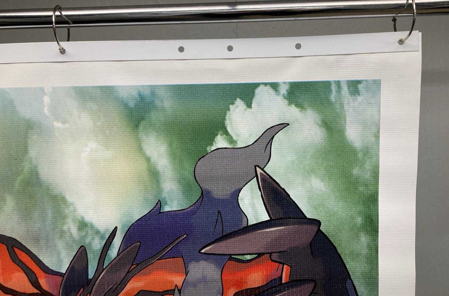 Pokémon X & Y Yveltal Vinyl Banner Toys R Us Store Display Sign 2013 Nintendo XY