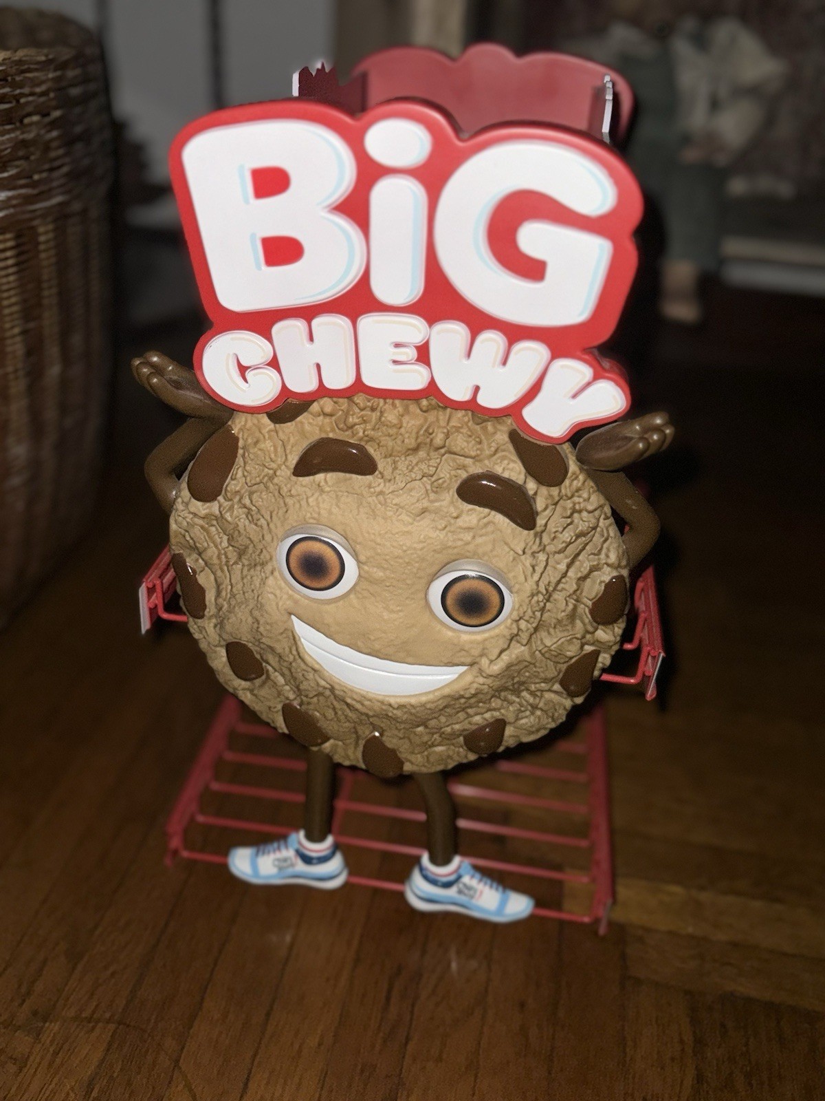 Chips Ahoy! BIG CHEWY Counter Storage POS Display 2 Tier Shelf COLLECTOR