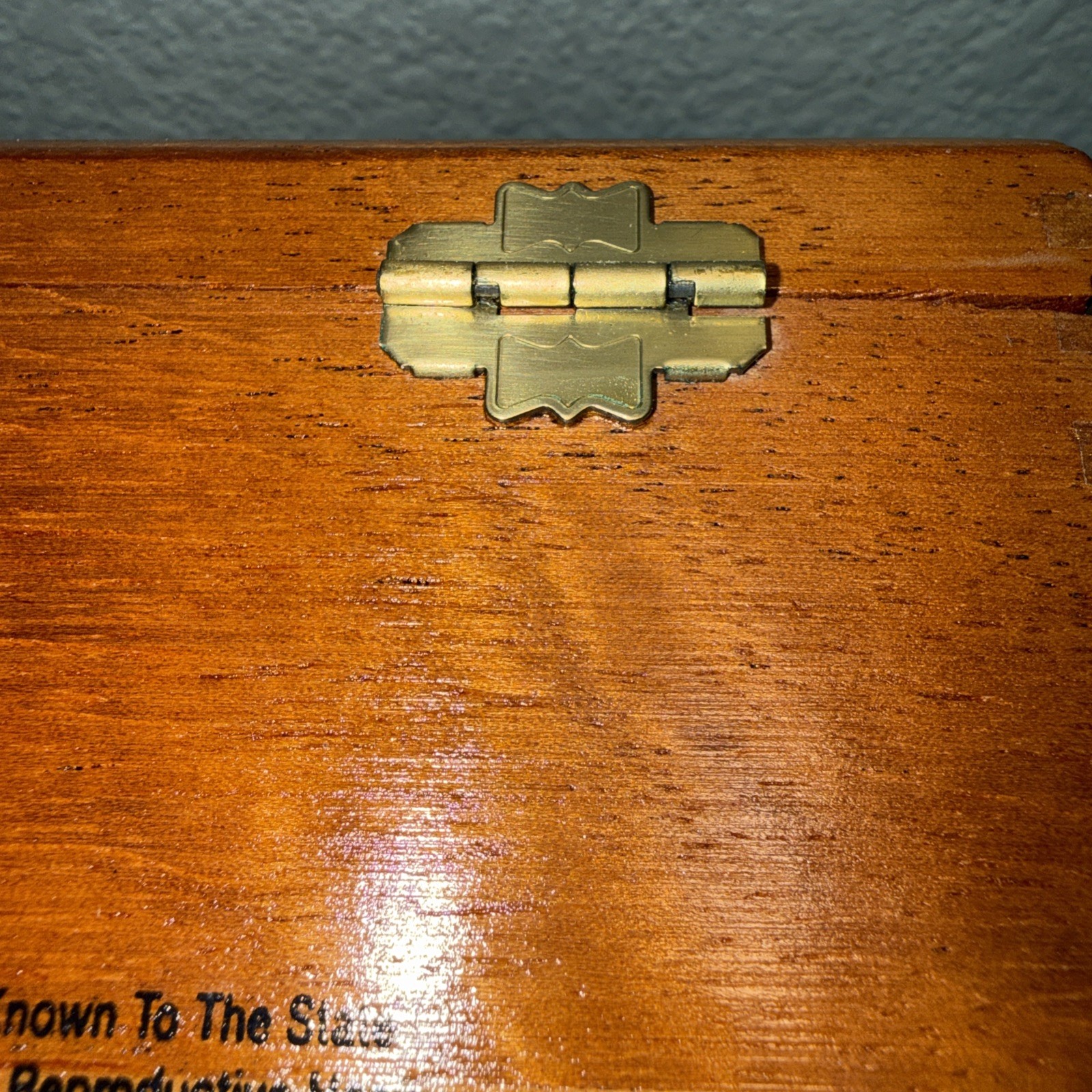 VTG Cigar Box Arturo Fuente Wooden Empty Cigar Box Cuban Corona