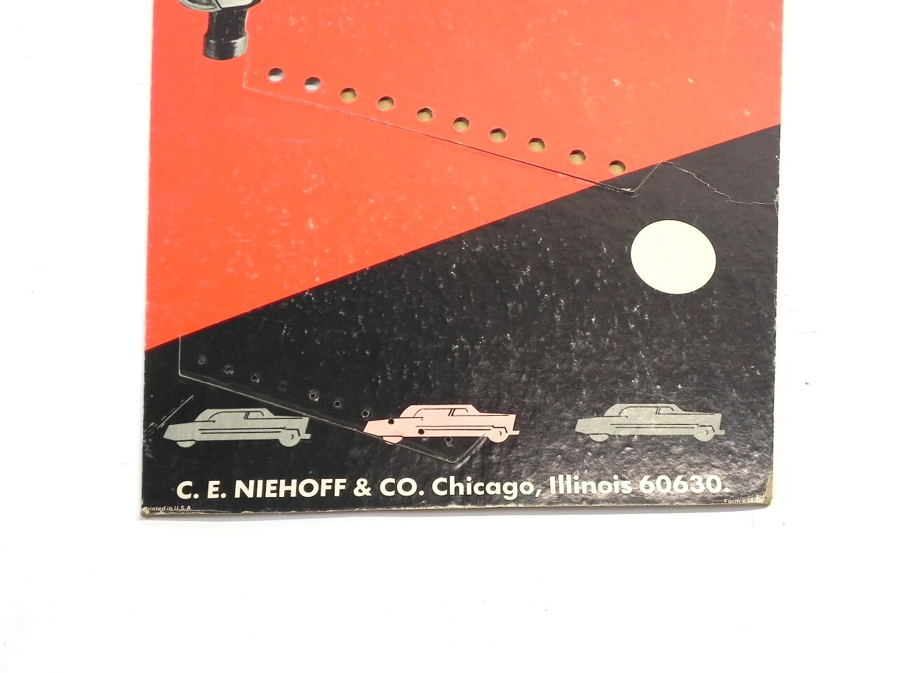 VINTAGE 1960’S-1970’S NIEHOFF POINT ADJUSTING TOOL STORE DISPLAY SIGN PRE-OWNED