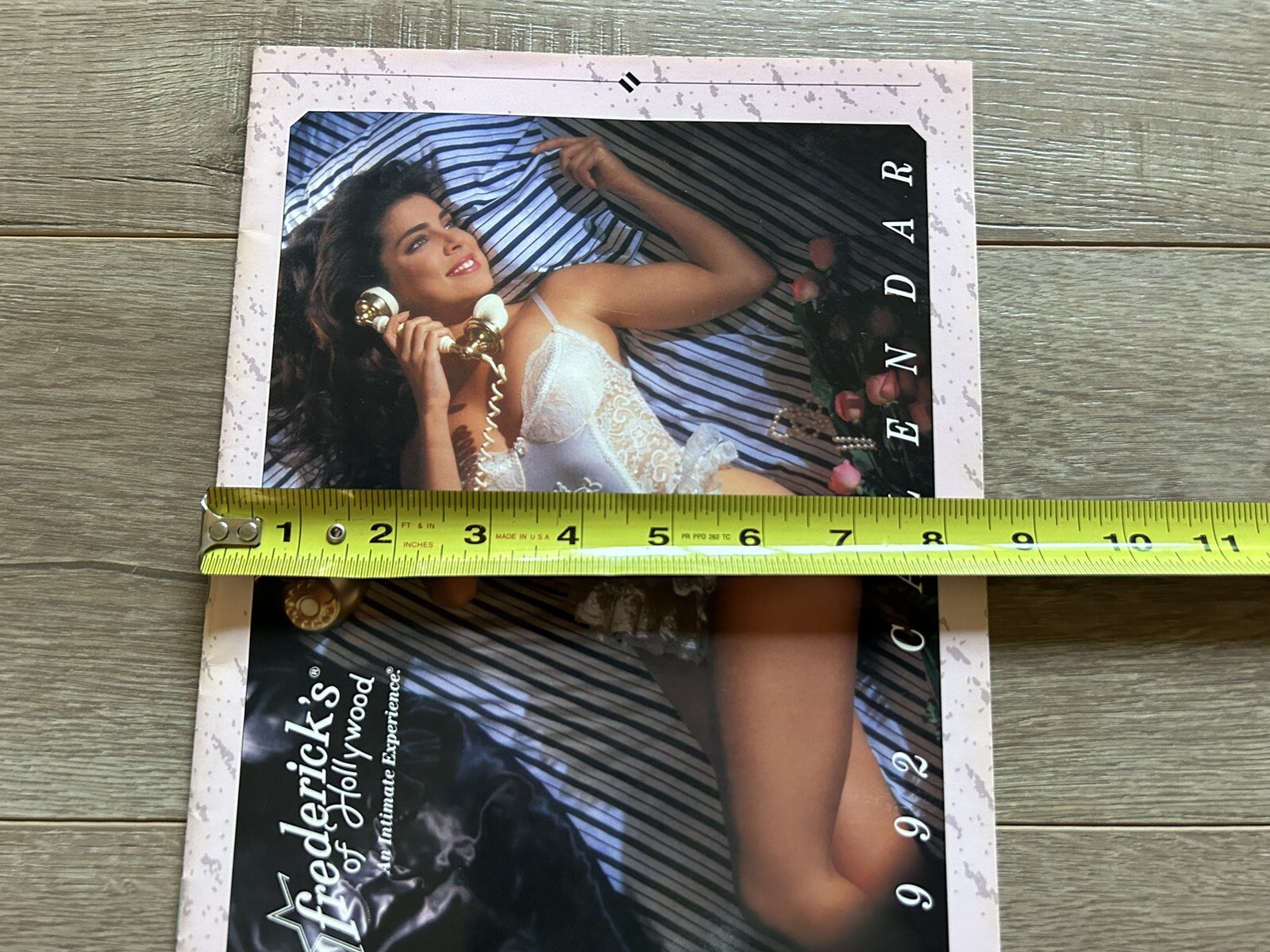 Vintage Fredericks Of Hollywood 1992 Sexy Lingerie Model Calendar