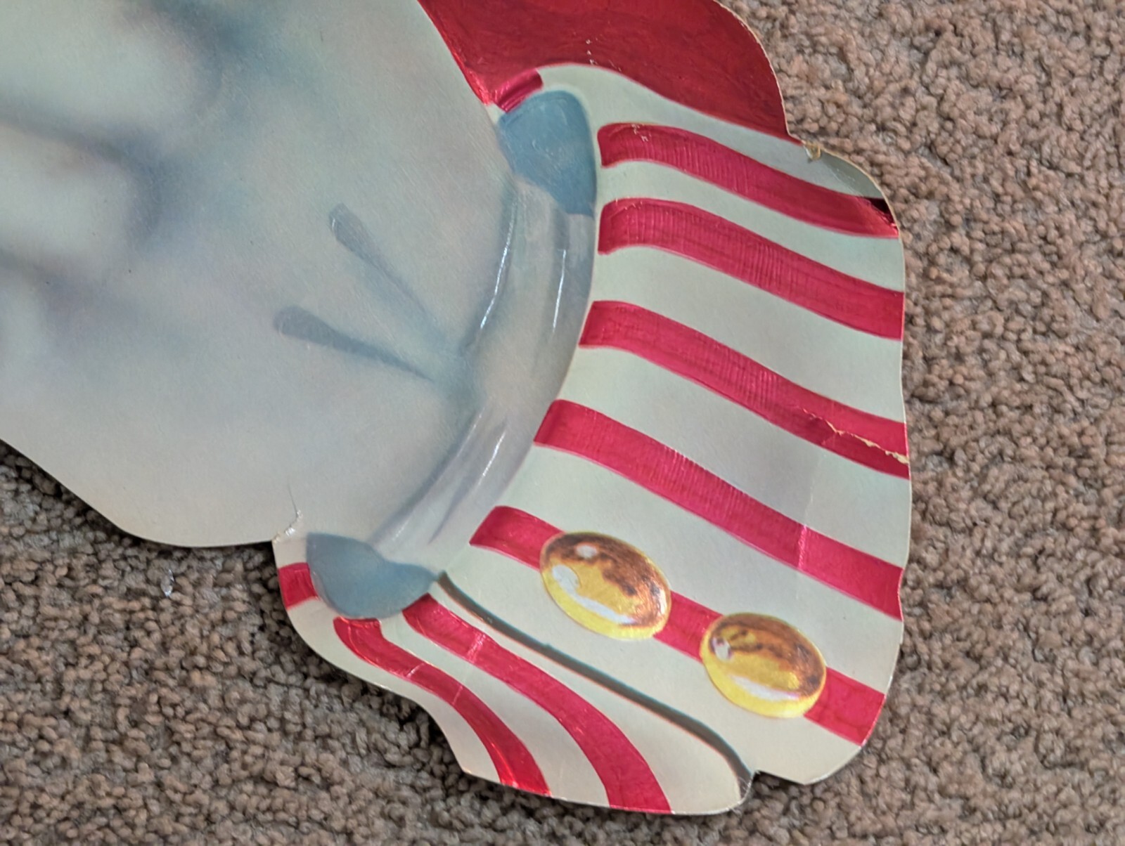 Vintage 1970s Kraft foods Wonderflex Circus Clown 45″x 21″ Advertisement