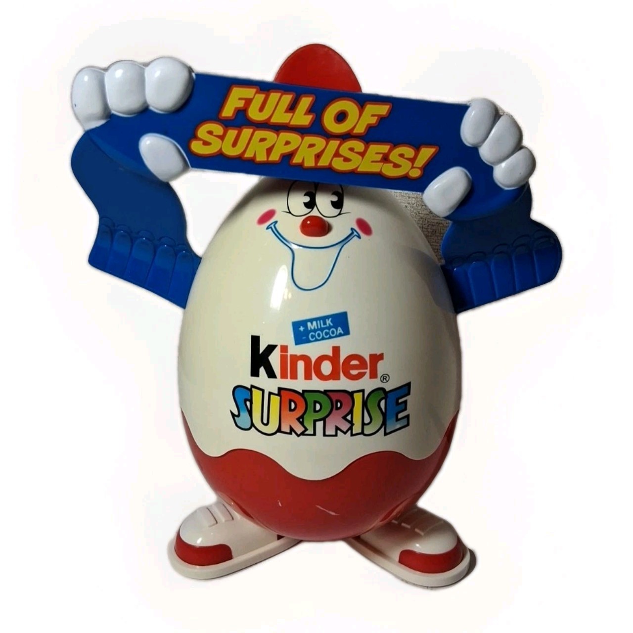Vintage Kinder SURPRISE Plastic SIGN Decor Storage Box