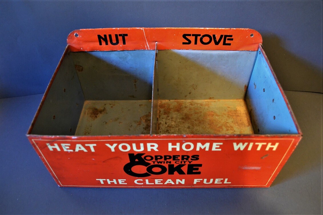 Vintage KOPPERS TWIN CITY COKE Store Display Box Sign