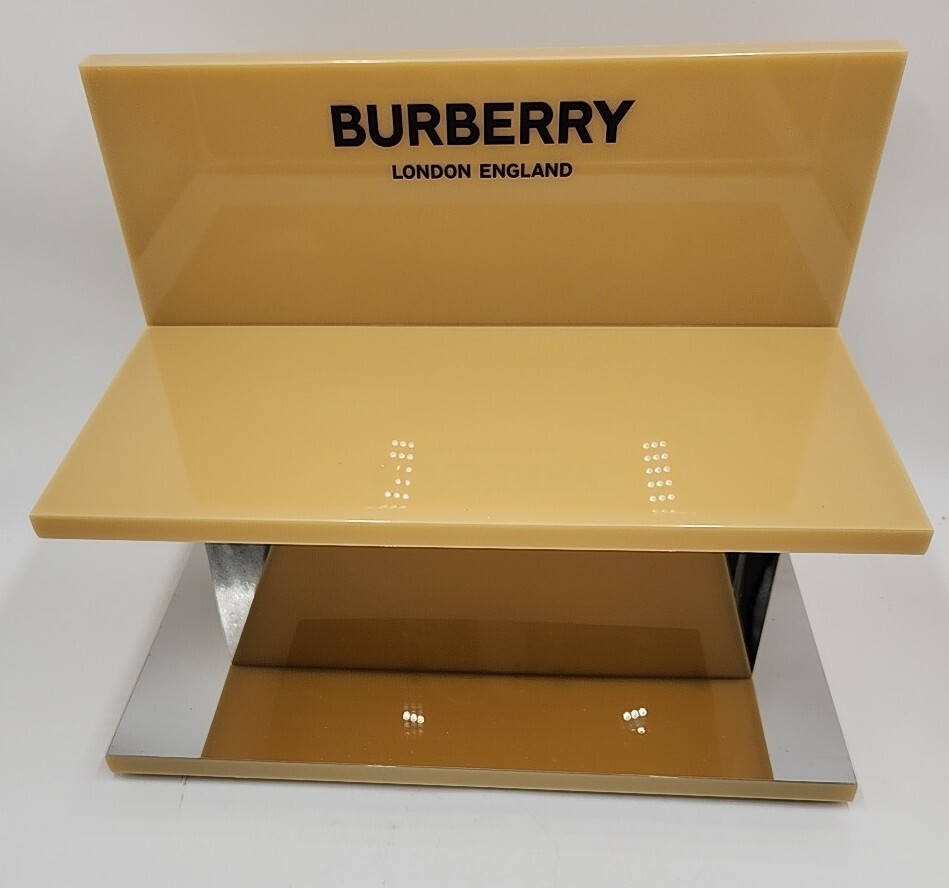 NEW Luxottica Group Burberry London 2-Tier Sunglasses Mirrored Counter Display