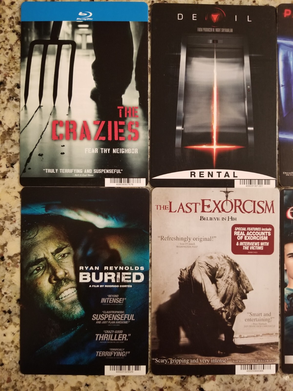 HORROR MOVIE Mini-Poster/Rental CARDs Exorcism Vampire Eclipse Twilight New Moon