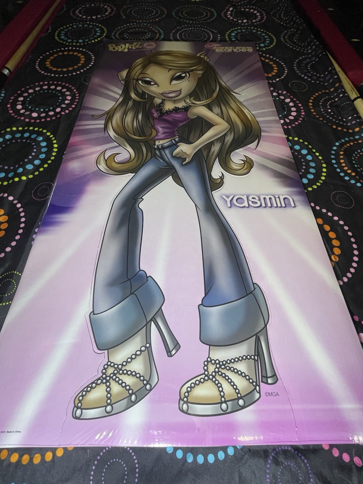 RARE Bratz Cardboard Standup Display 39” Tall Never Used
