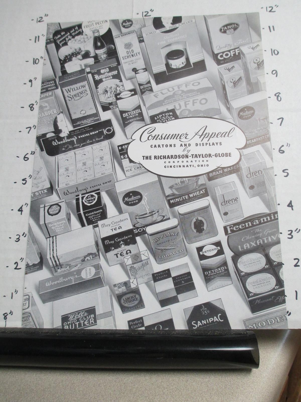 magazine ad 1935 RICHARDSON Taylor Woodbury soap Madison cereal box Chesterfield