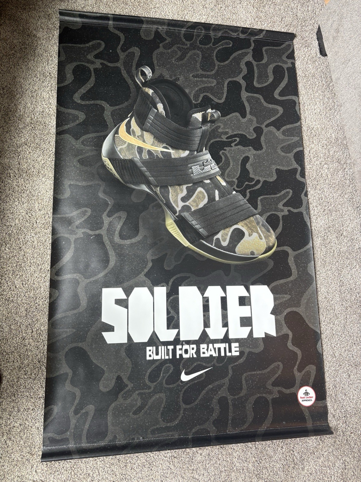 Nike LeBron James Finals The Block Footlocker Store Display Poster Banner 2016