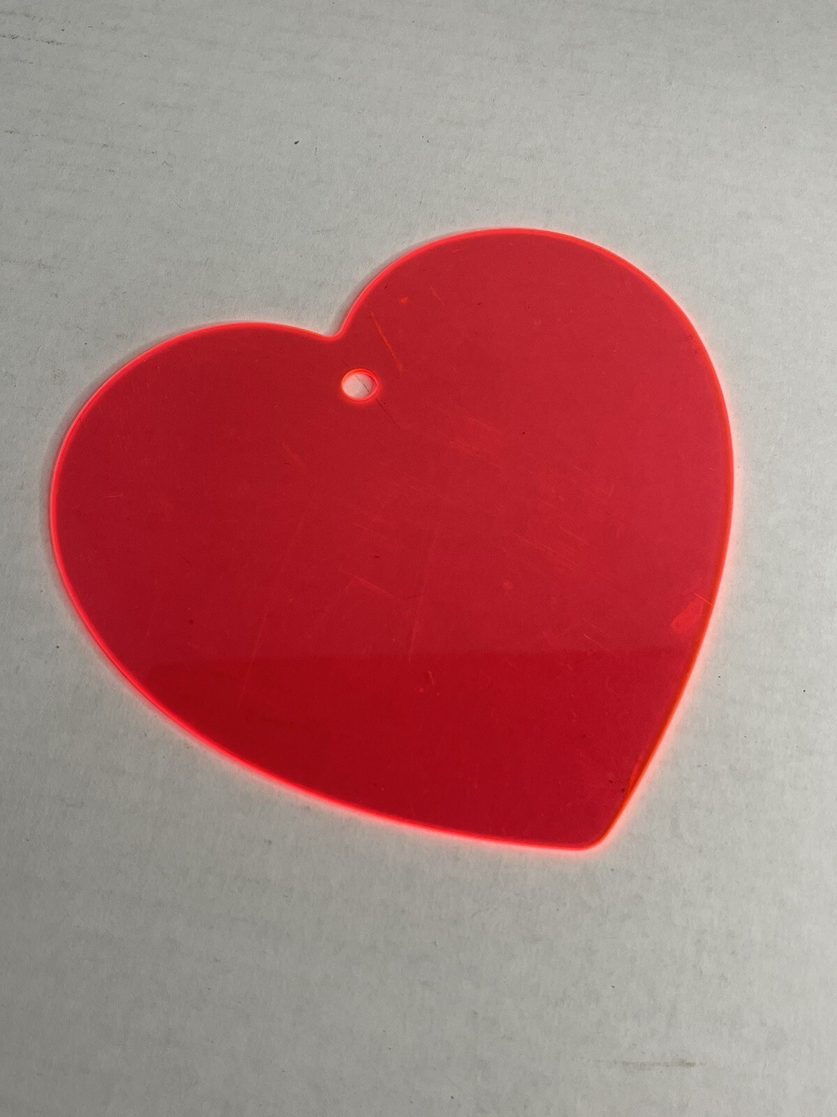 Victoria’s Secret VS PINK Heart Pink Acrylic Store Display Prop Rare Dog