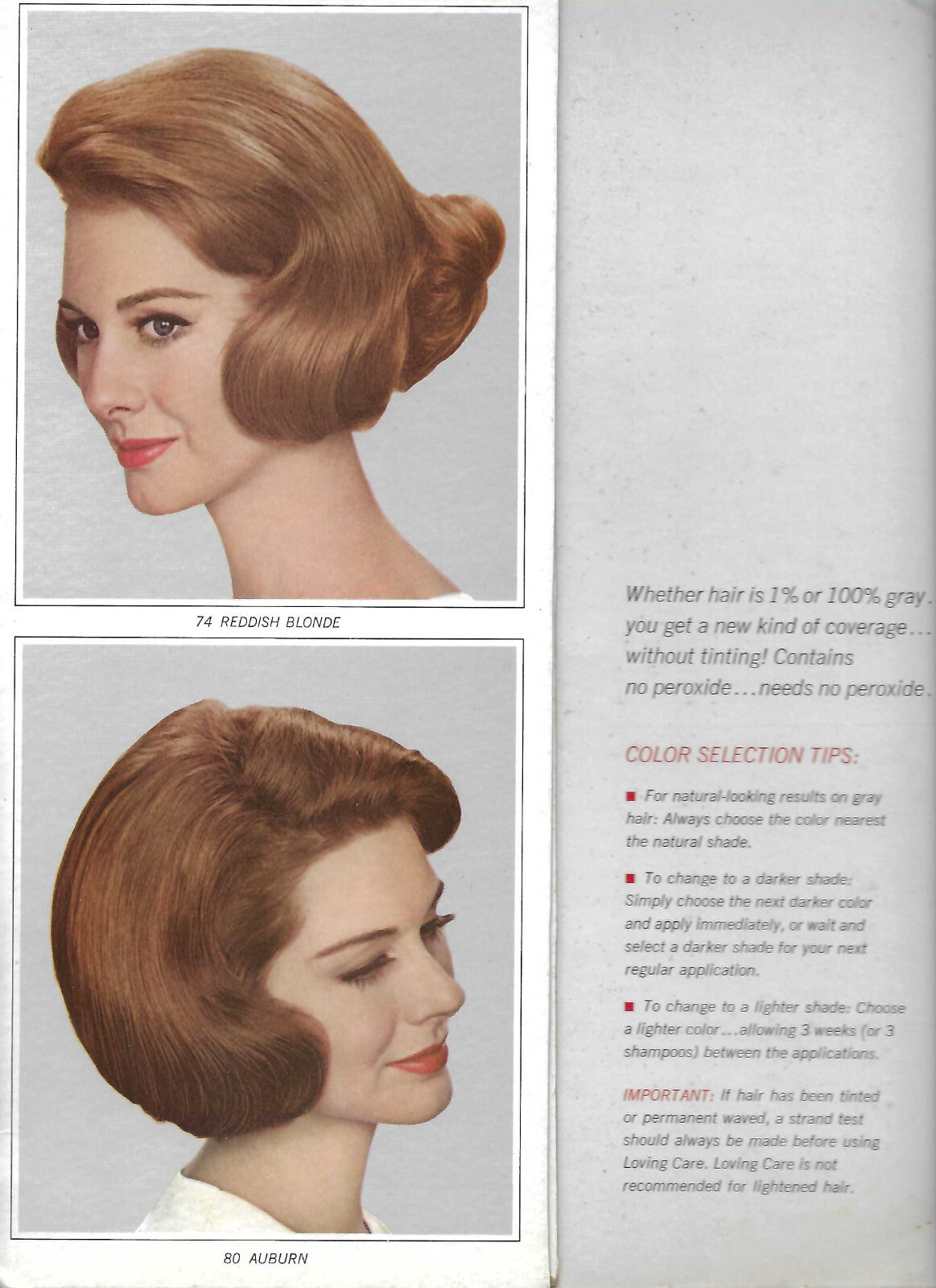 VINTAGE 1964 CLAIROL HAIR COLOR LOTION ADVERTING BEAUTY SHOP DISPLAY! COLOR PICS