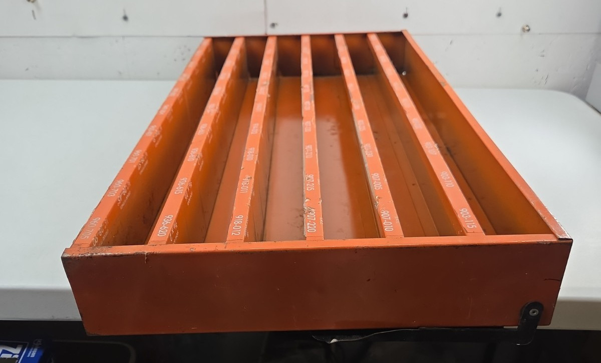 Dorman Ready Pak Fastener Vintage Gas Station Cabinet Wall Mount Display Empty