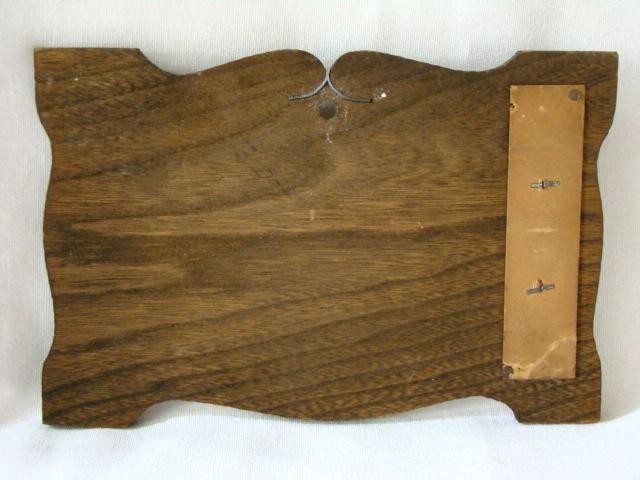 Sweet Vintage 1930s KITTY CATS Wood Plaque Thermometer Display