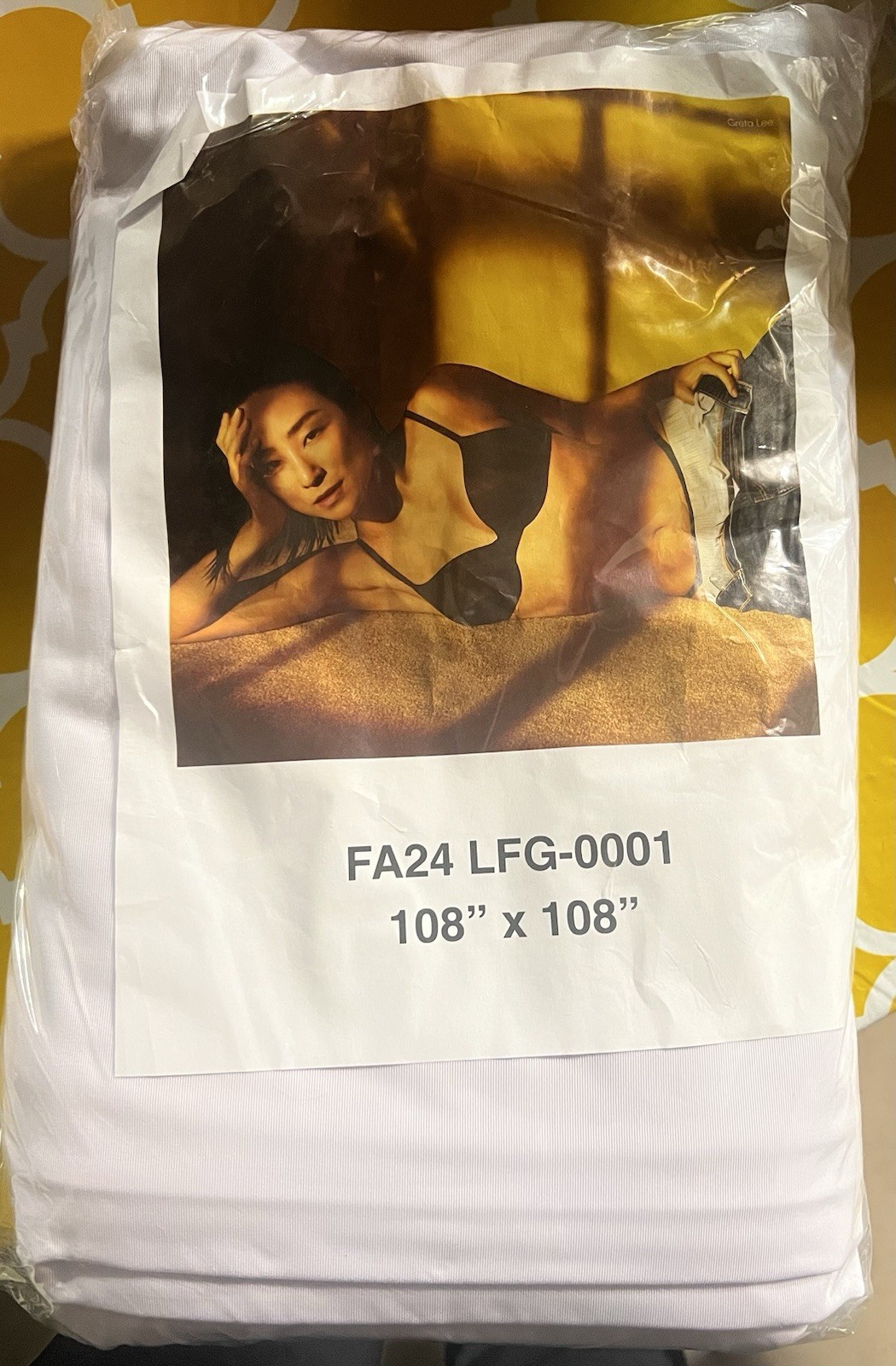 Greta Lee Authentic Calvin Klein Cloth Store Front Display Banner 108×108 Sealed