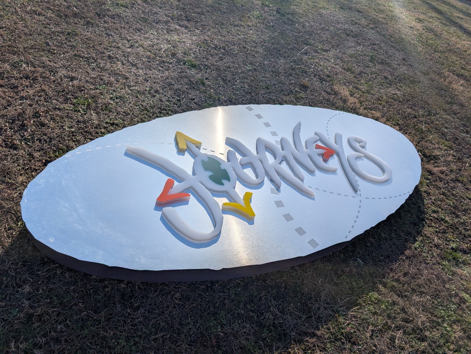Journeys Shoe Skateboard Store Sign Mall Warped Tour Display Full Size