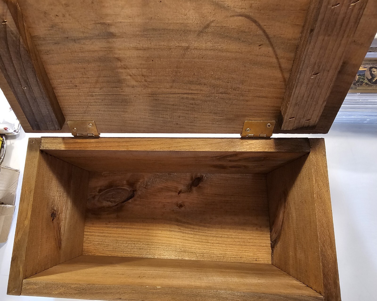 Dovetail Wood NRA Box National Rifle Association Eagle Right to Keep & Bear Arms