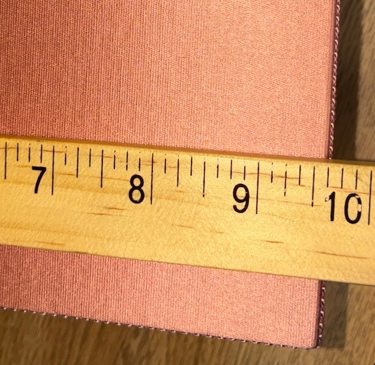Gucci Gift Box Satin Dusty Rose Green Quilted Lining 10x10x3.5″ NEW