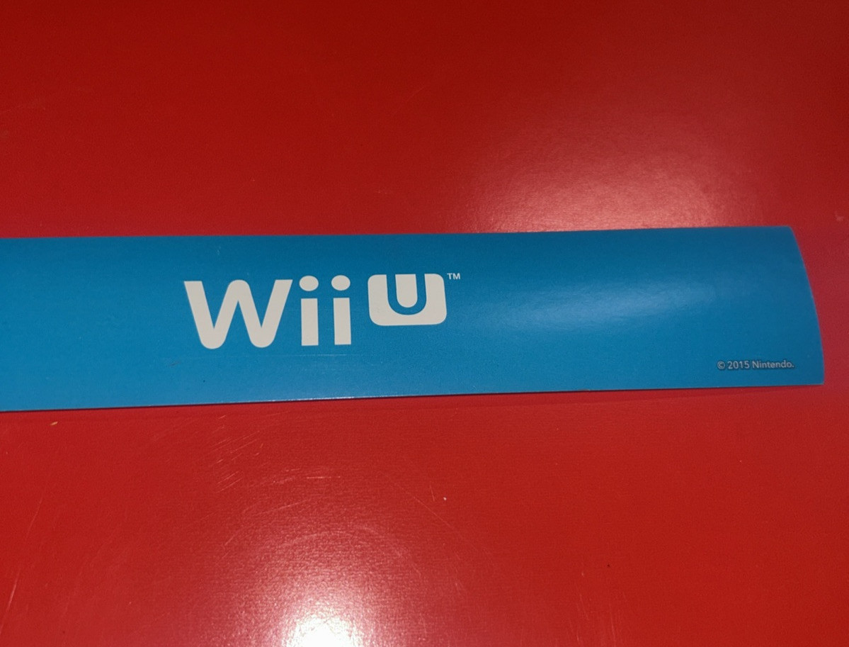 TOYS R US Wii U SHELF SIGN 47 1/2″ X 1 1/4