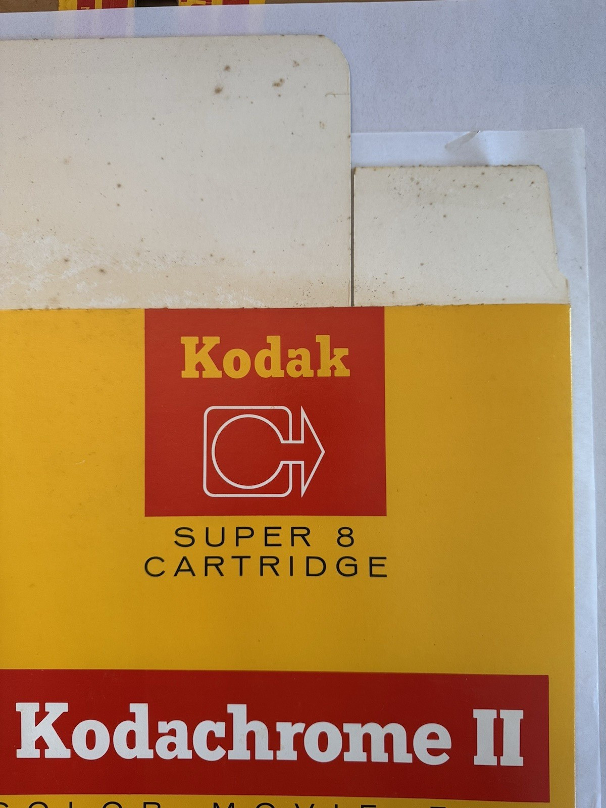 Kodak Super 8 Cartridge Kodachrome II Color Movie Film Store Display Box 60s 70s
