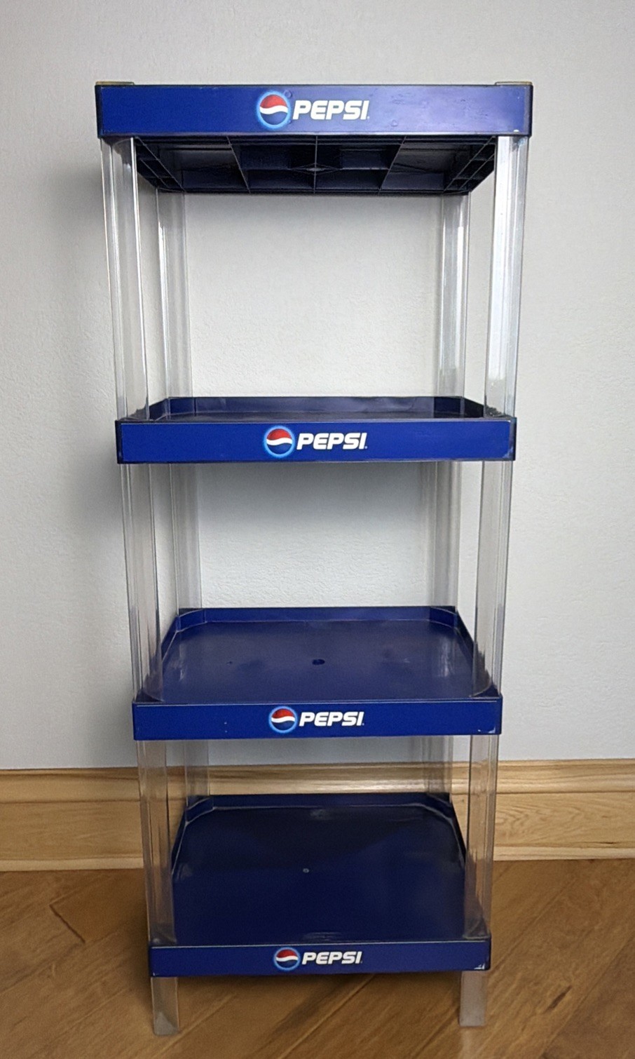 Vintage Pepsi Showoff 3×4 Store Display Rack Paul Flum 4 Tier Counter Display