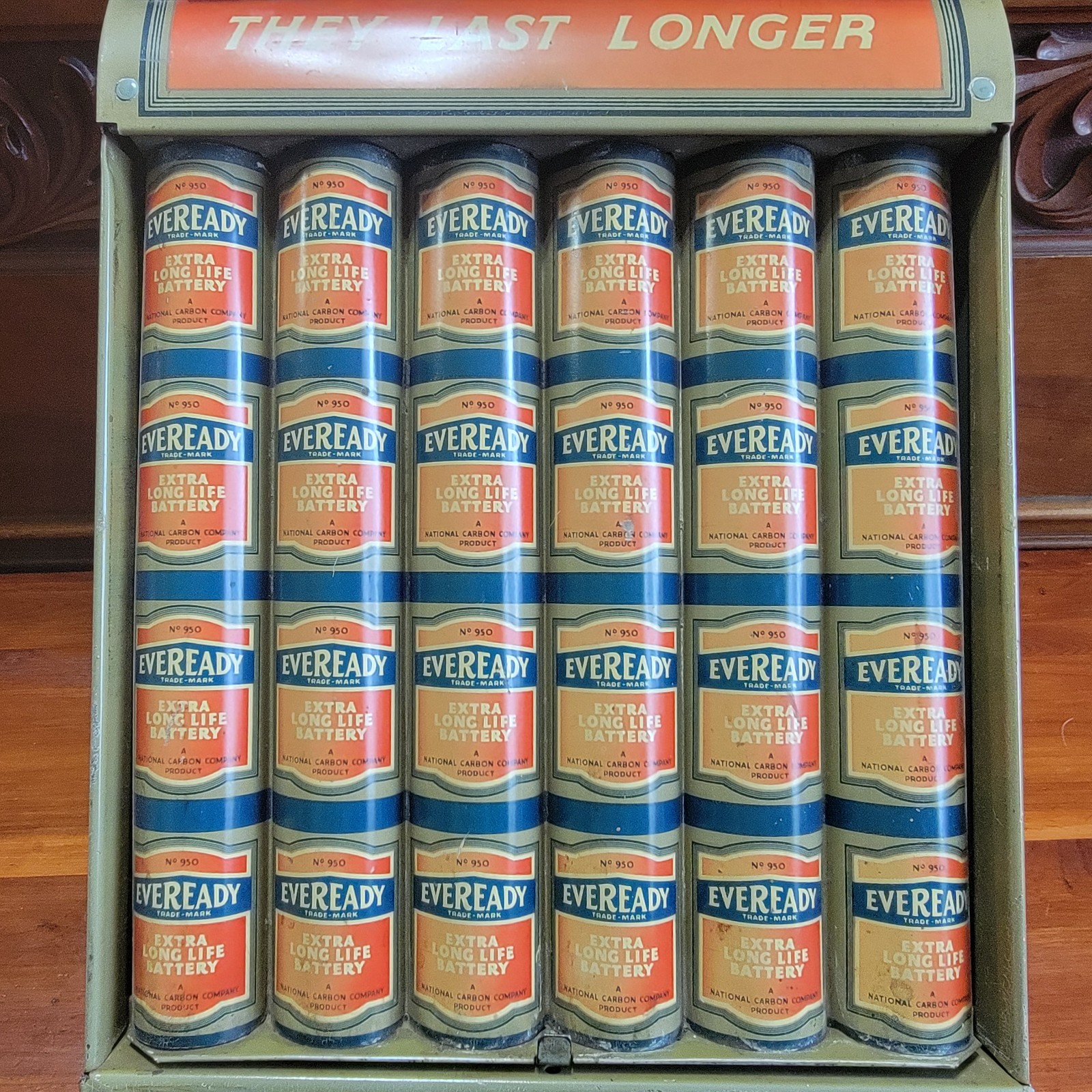 EVEREADY Batteries Store Counter Advertising Display 1930s