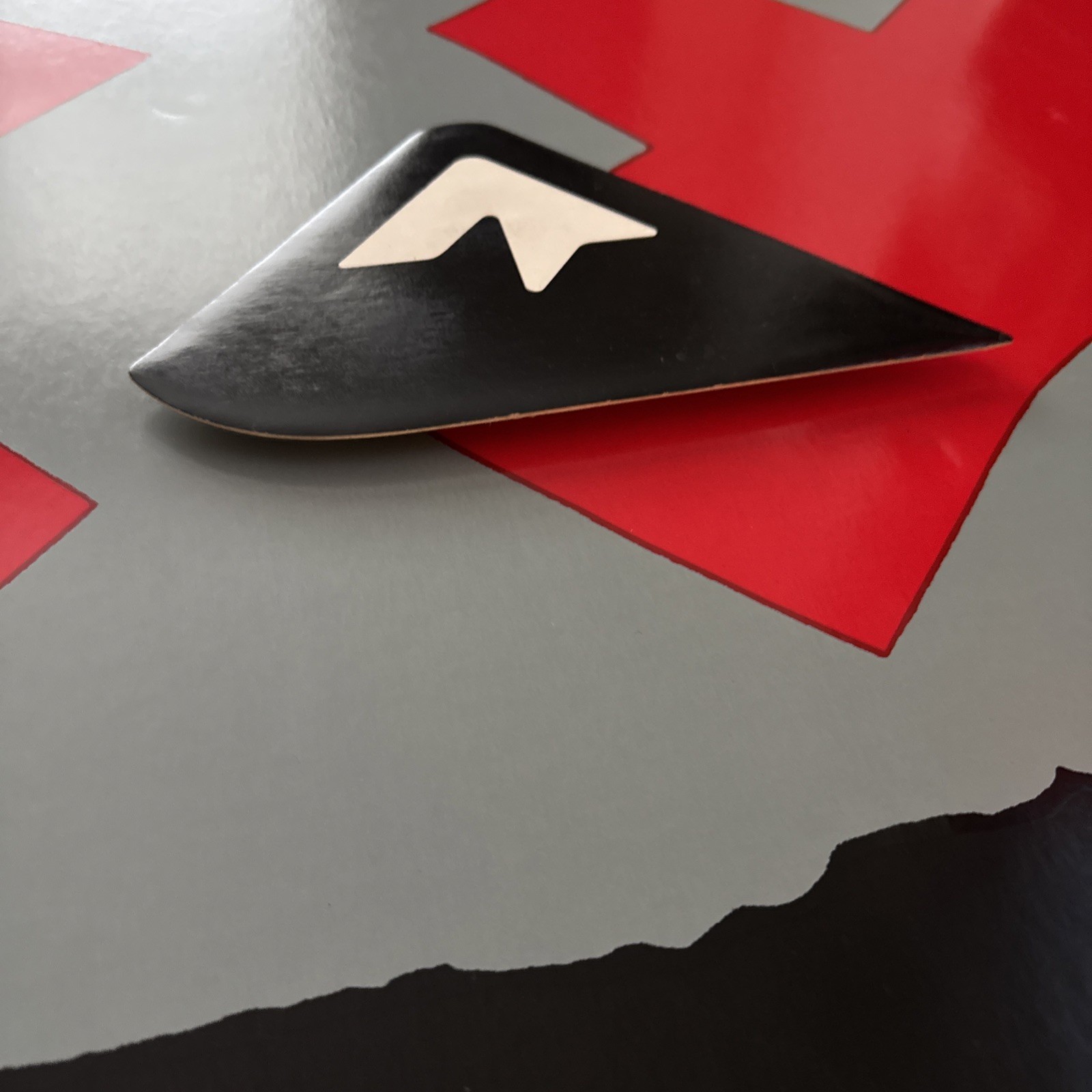 Vintage Quiksilver Store Display Sign Single Sided Board 42×28 Surf Skate 3D