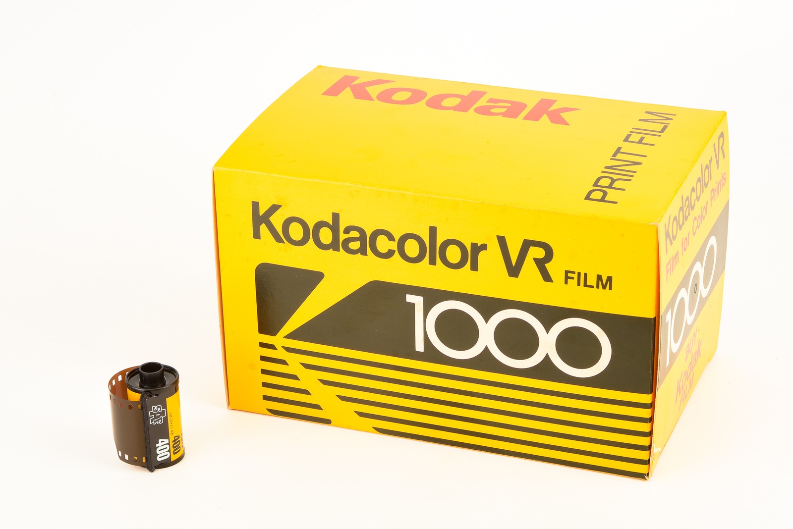 Kodak Kodacolor VR 1000 Film Promotional Box Camera Store Advertisement 8¼x5x5”