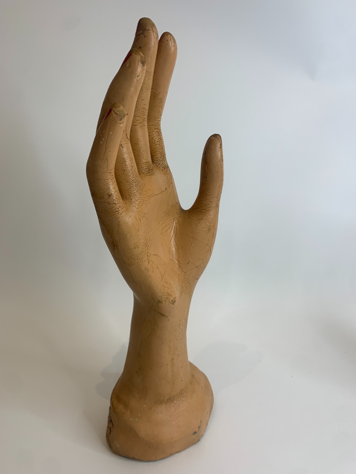Vintage Van Raalte Department Store Composition Display Hand Mannequin c.1940s-5