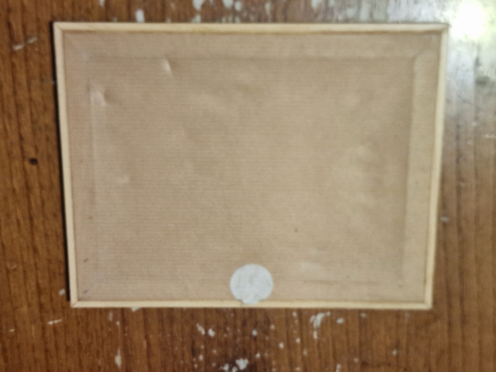Vintage The Colt 45 Gun Advertising Mirror Picture in Wooden Frame.