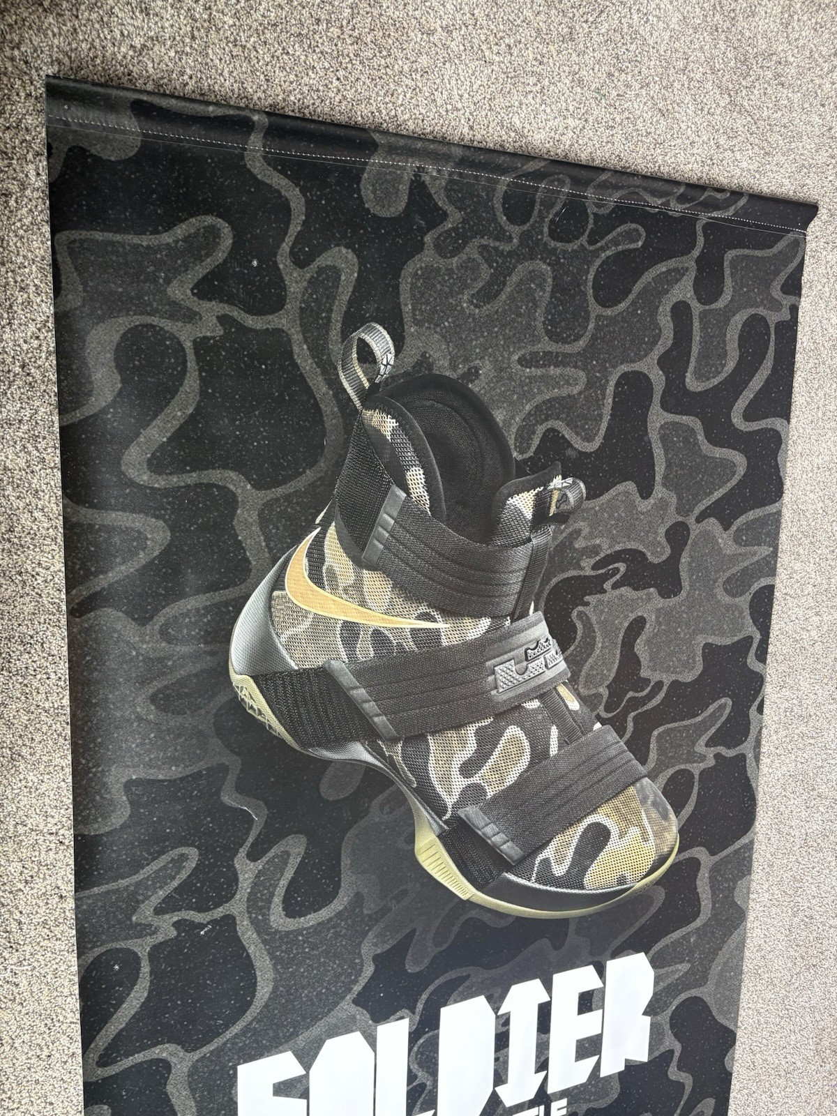 Nike LeBron James Finals The Block Footlocker Store Display Poster Banner 2016