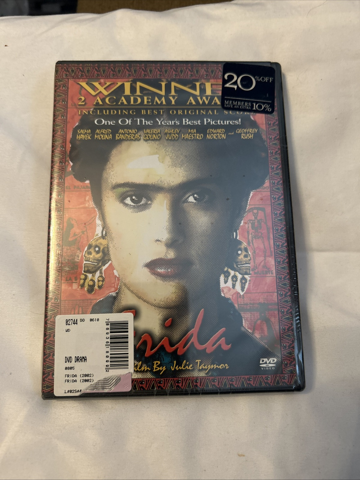 Frida 2 Academy Award Winner With Salma Hayek New Sealed Movie DVD
