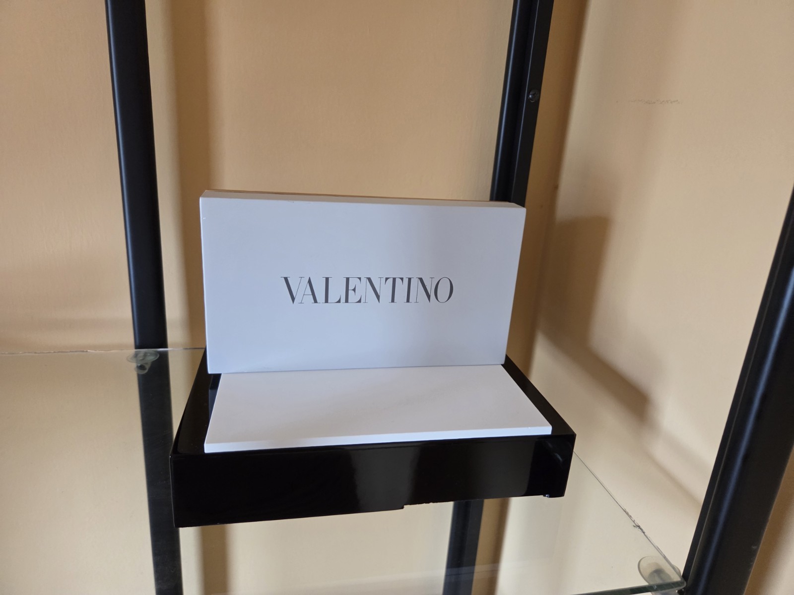 NEW VALENTINO SUNGLASSES EYEGLASSES LOGO DISPLAY SIGH WOOD/PLASTIC WEIGHT 13.6OZ