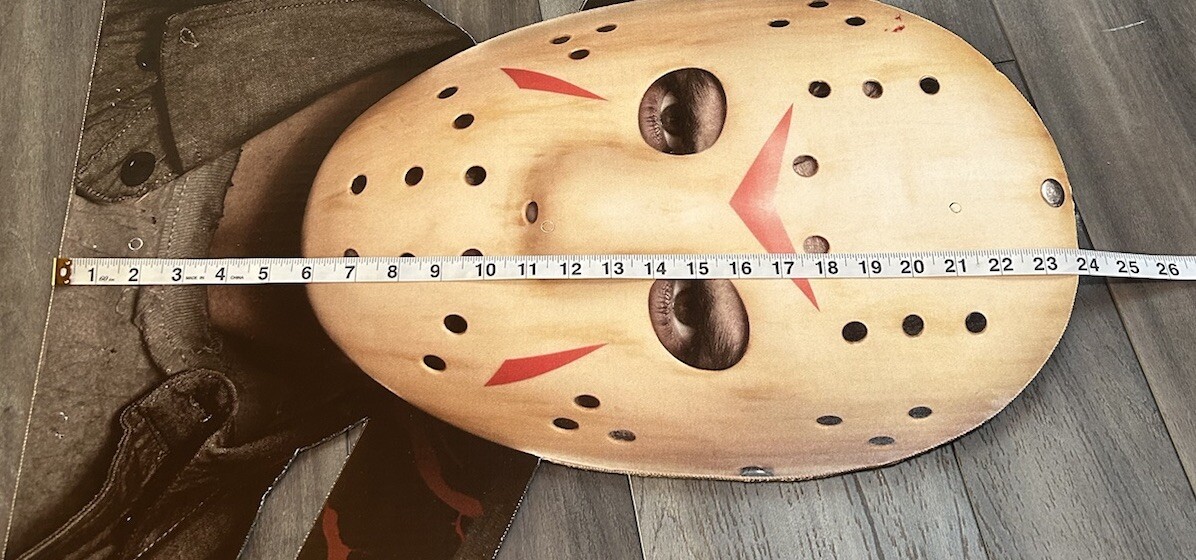 Big Spirit Halloween Jason Friday The 13th Sign ISE End Cap Display. RARE Horror