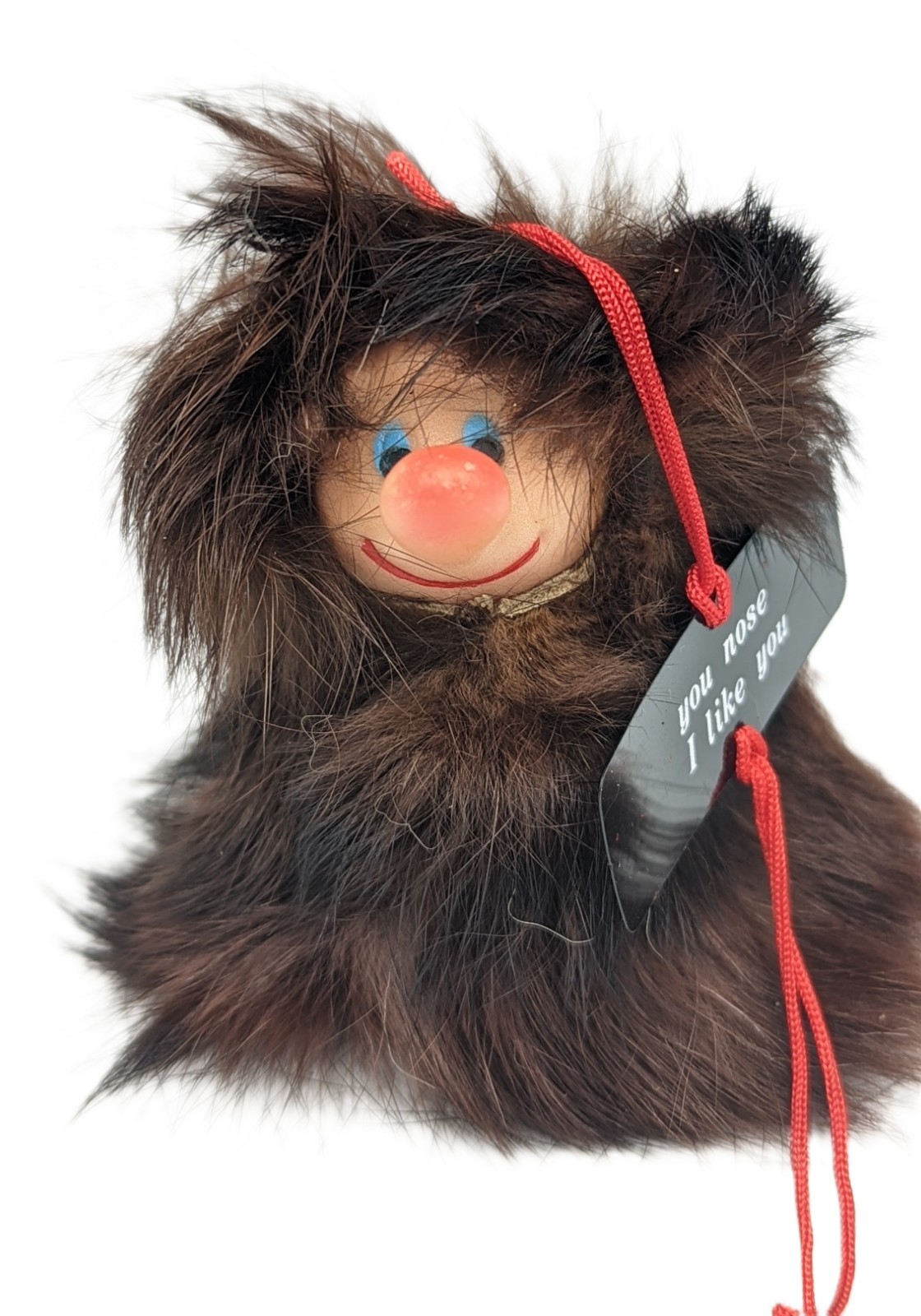 NOSEY Troll Dolls Store Display Fur Vinyl Eskimo Figures RARE 3″