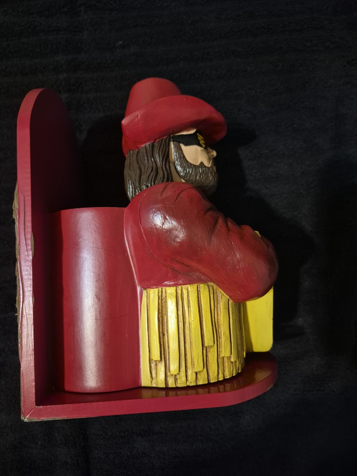 Slim Jim Advertising Store Display Cowboy Figurine w/ Slim Jim Logo