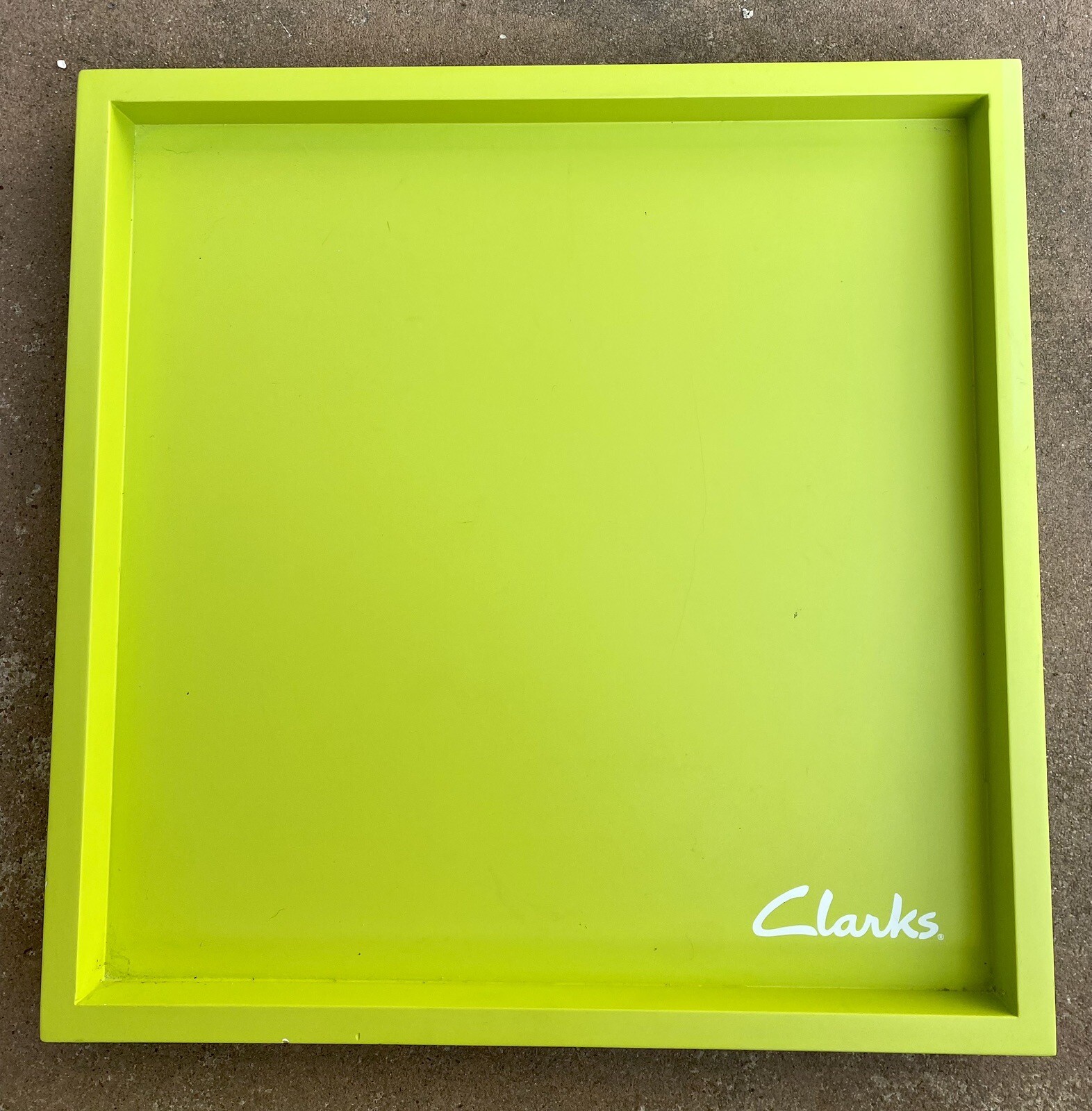 Clarks Shoe Lime Green Department Store Retail Display Piece