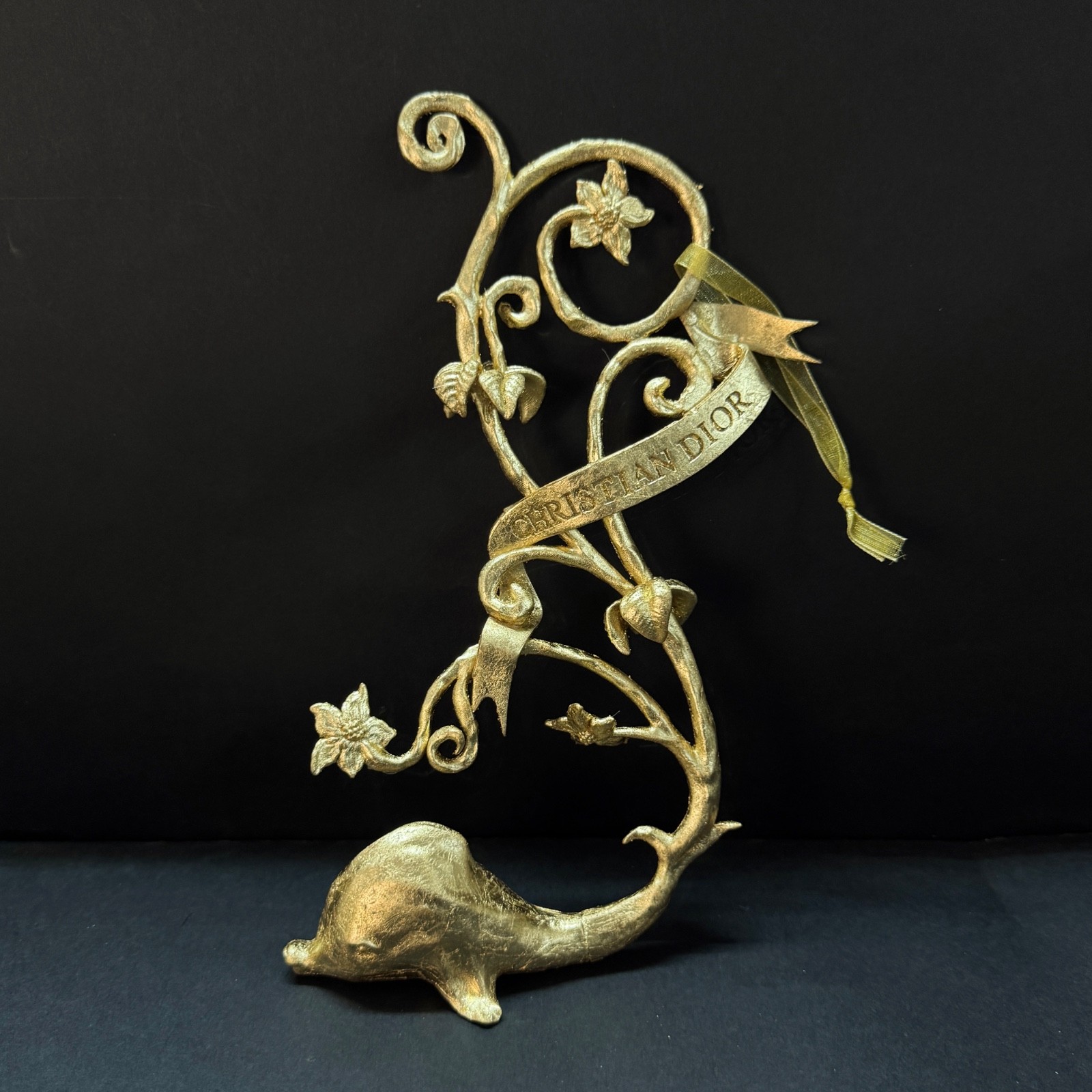 Rare Dior Baroque Style Hanging Dolphin Window Display / Art Decoration x 1 pc.