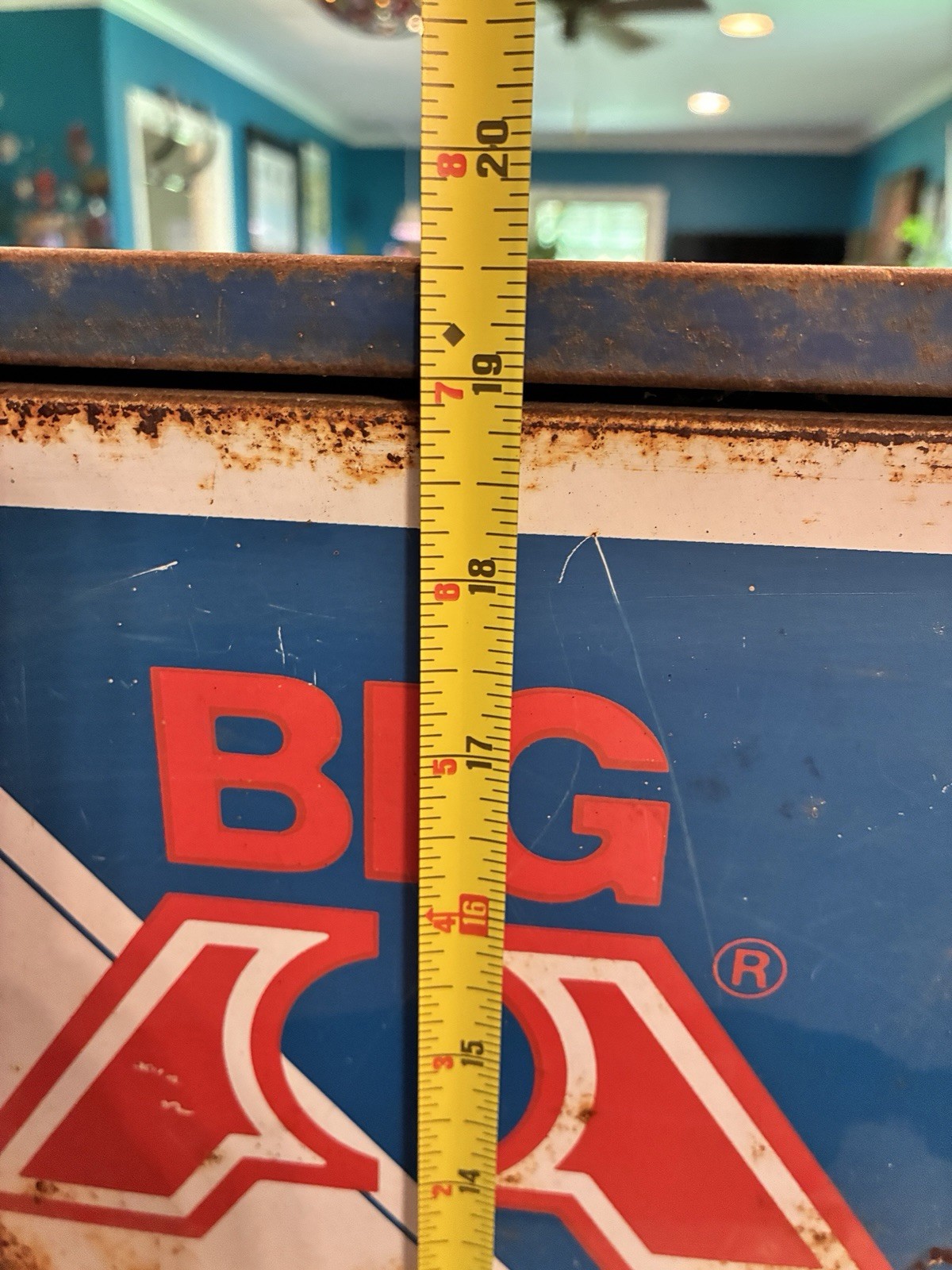 VTG Big A Auto Parts service department metal display cabinet PVC Parts READ**