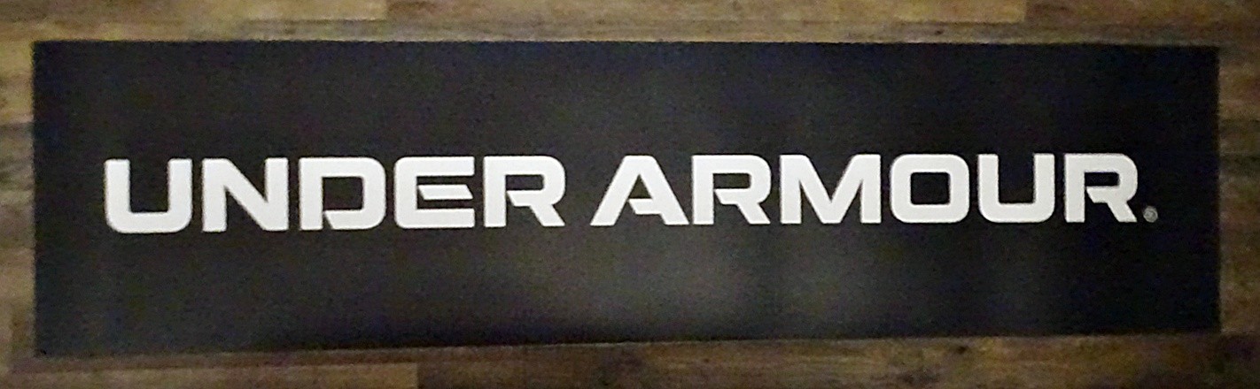 UNDER ARMOUR Store Display Promo Banner Sign HUGE 88″ X 22″ Over 7 FEET LONG!!