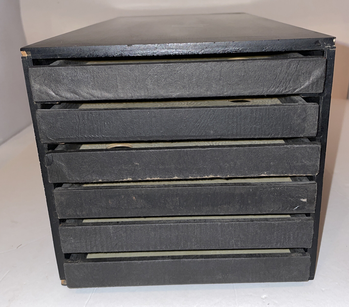 Vintage KREISLER Wooden Advertising Leather Suede Watch Strap Band Display Case