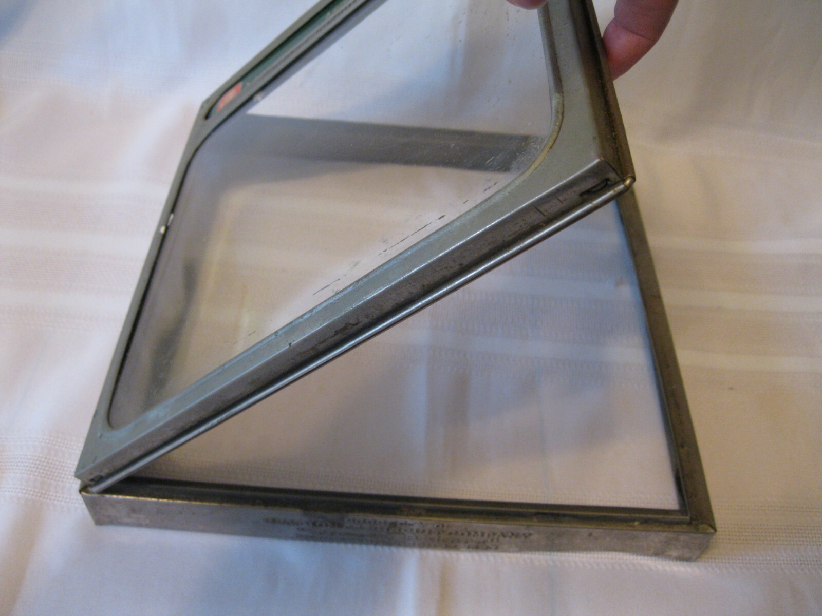 Vintage National Biscuit Company Nabisco General Store Display Box Lid Glass